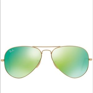 Rayban aviator large mirror sunglasses 58mm bb3025